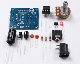 ICStation ICSK025A DIY Kit Mini Power Amplifier LM386 Audio Amplifier Board Module DIY Kits DC 5V-12V