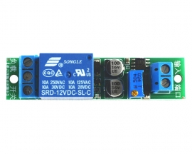 5V Relay Module Power-On Delay On/Off Delay (1-60S) Adjustable to Prevent Restart