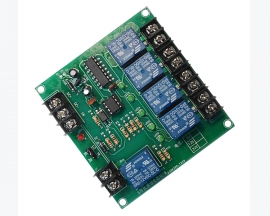 DC 12V 5-Channel Self-locking Relay Module 5Bit 10A High/Low Level Trigger Select Switch Controller