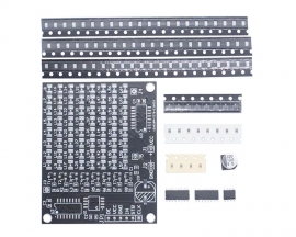 DIY Electronic Kit 64 SMD LED Dot Matrix Display Advertising Screen Number SMD Soldering Practice Kit