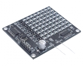 DIY Electronic Kit 64 SMD LED Dot Matrix Display Advertising Screen Number SMD Soldering Practice Kit