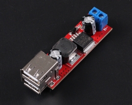 DC to DC Voltage Regulator Step Down Buck Converter Power Supply Module DC 9V/12V/24V/36V to DC 5V Dual USB Output