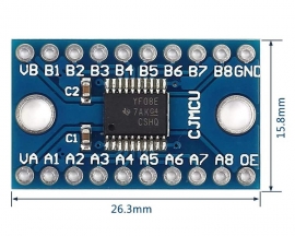 4PCS TXS0108E High-Speed Full-Duplex TXS0108E 8 Channel Logic Level Converter Module for Arduino Raspberry Pi IIC I2C SPI