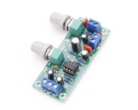 NE5532 Bass Subwoofer Preamp Board Adjustable Low Pass Filter Board Pre-AMP Amplifier Module DC 10-24V Power Supply Board