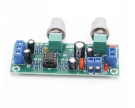 NE5532 Bass Subwoofer Preamp Board Adjustable Low Pass Filter Board Pre-AMP Amplifier Module DC 10-24V Power Supply Board