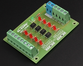 4Bit Optocoupler Isolator 12V to 5V Level Voltage Converter Board PLC Signal [B1098]