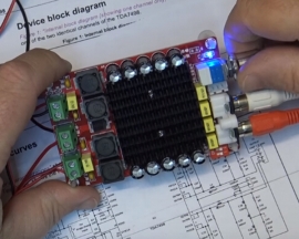 TDA7498 Class D 2x100W Dual Channel Audio Stereo Digital Amplifier Board Amplifier Module