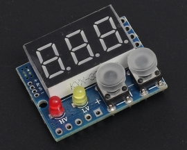 DC 0-99.9V Red LED Display Panel 3 Digits Digital Voltmeter with Alarm Indicator