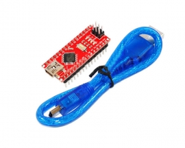 Nano V3.0 R3 ATmega328P Controller Board Module Compatible for Arduino Nano Mini CH340 USB Driver with USB Cable