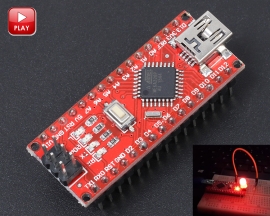 Nano V3.0 R3 ATmega328P Controller Board Module Compatible for Arduino Nano Mini CH340 USB Driver with USB Cable