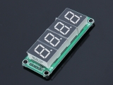 74HC595 Static Drive 4 Segment Digital Display Module 0.5-inch 4 Digits Bright Red Display Board Module