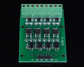 4 Channel Optocoupler Isolation Electronic Switch Module 4Bit Opto Isolator PLC Transistor