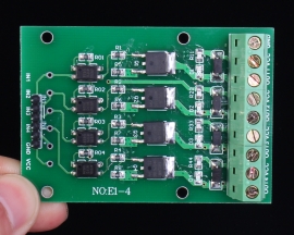 4 Channel Optocoupler Isolation Electronic Switch Module 4Bit Opto Isolator PLC Transistor