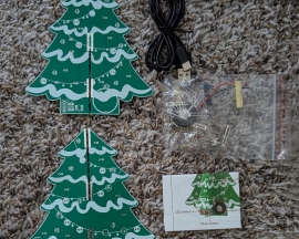 Christmas DIY Soldering Project, 3D Xmas Tree Electronics Kit with RGB LEDs & Music for Adults Teens Soldering Practice STEM Learning, Christmas Decor and Presents
