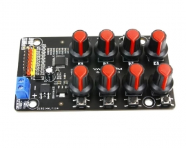 8-Channel Servo Motor Controller 8Bit PWM Driver for 5V-8.4V Steering Engine Motor