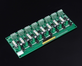 MCU TTL Level Testing AC 220V 8-Channel Optocoupler Isolation Testing Board PLC Processors