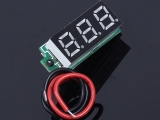 0.28Inch 3 Bits Red LED Display Digital Thermometer Temperature Meter with NTC Sensor Metal Waterproof Probe DC4-28V