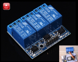 3 Channel DC 3.3V 5V Relay Module Relay Expansion Board with Optocoupler Insulation for Arduino