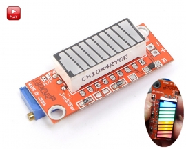 4 Colors Electricity Quantity Display Module Battery Capacity Display Tester Electricity Meter Indicator Module