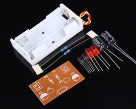Flash Circuit Multivibrator Electronic DIY Kits Soldering Skill Practice Teaching Kit