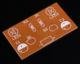 Flash Circuit Multivibrator DIY Welding Kit Electronic Teaching DIY Kit
