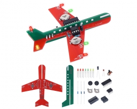 Airplane Flashing LED Light Kit, Soldering Project for STEM Teaching Students Learning, DIY Toy Game Craft Kits for Teens