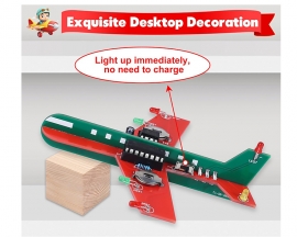 Airplane Flashing LED Light Kit, Soldering Project for STEM Teaching Students Learning, DIY Toy Game Craft Kits for Teens