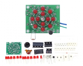 DIY Kit Analog Electronic Candle Lights Happy Birthday Thermal Sensor MIC Sound Control Simulation Candle