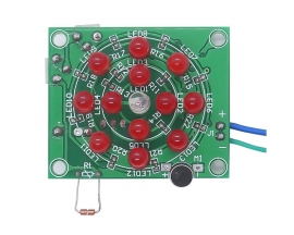 DIY Kit Analog Electronic Candle Lights Happy Birthday Thermal Sensor MIC Sound Control Simulation Candle