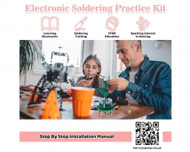 DIY Soldering Practice Kit, LED Rotating Ballerina Girl Music Box Soldering Project Soldering Learning Electronics Kit for School STEM Education and Desk Ornament Gifts
