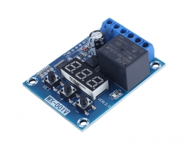 Battery Voltage Monitor, DC 12V Low Voltage Disconnect Switch Over Charge Discharge Controller Protection Board for DC 0-99.9V Lead Acid Lithium Battery