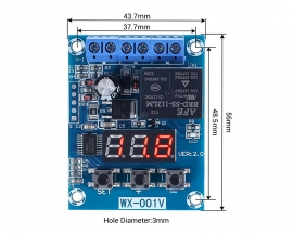 Battery Voltage Monitor, DC 12V Low Voltage Disconnect Switch Over Charge Discharge Controller Protection Board for DC 0-99.9V Lead Acid Lithium Battery