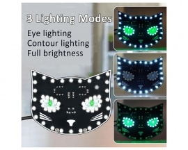 DIY Soldering Learning Kit, Touch Control Black Cat LED Light Electronic Kits, Fun Soldering Project Kits for Adults STEM Education Creative Gift