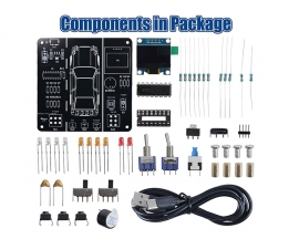 DIY Car Driving Simulation Soldering Practice Kit, Electronics Project Car Driver Simulator Solder Project Kit for High School & College Students