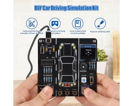 DIY Car Driving Simulation Soldering Practice Kit, Electronics Project Car Driver Simulator Solder Project Kit for High School & College Students