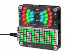 DIY Clock Soldering Project, ICSTATION 4-Digit 24-Hour Clock Soldering Kit with Temperature Date Display, Soldering Practice Kit for Education Learning