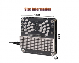 DIY Clock Soldering Project, ICSTATION 4-Digit 24-Hour Clock Soldering Kit with Temperature Date Display, Soldering Practice Kit for Education Learning