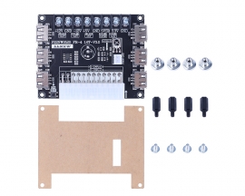 20Pin 24Pin Benchtop Power Board, USB ATX Adapter Board, Computer ATX Power Supply Breakout ATX Transfer to Adapter Board 3.3V 5V +/-12V