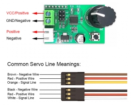 Servo Motor Tester, DC5V Servo Motor Control Module Driver Dual-channel Servo Motor Serial Port Control Board