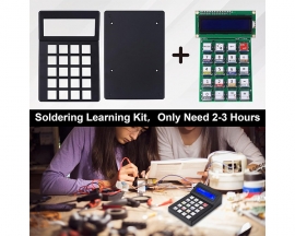 Arithmetic Calculator DIY Kit, LCD1062 Display Color Ring Resistance Calculator, Multi-Functional Calculator Electronic Soldering Kit