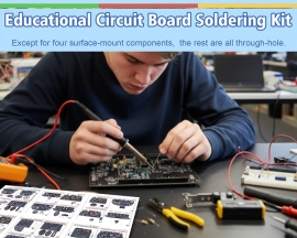 DIY Car Driver Simulator Soldering Practice Kit, Automotive Control System with Gear Shifting Lights LCD Display Kit STEM Electronic Project for School Learning