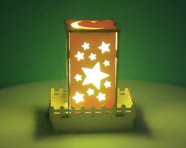 DIY Colorful Star-Shaped Light Handmade Science Experiment STEM Education Kits