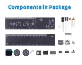 DIY Digital Protractor Soldering Practice Kit with LCD Display Digital Spirit Level for Home Use Drawing and Homework