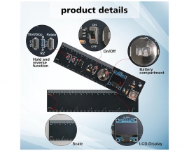 DIY Digital Protractor Soldering Practice Kit with LCD Display Digital Spirit Level for Home Use Drawing and Homework