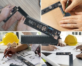 DIY Digital Protractor Soldering Practice Kit with LCD Display Digital Spirit Level for Home Use Drawing and Homework