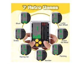DIY Game Soldering Project Kit, 7-in-1 Multi-Function Electronic Game Kit with Adjustable Difficulty Levels, Ideal for College High School STEM Education