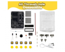 DIY Game Soldering Project Kit, 7-in-1 Multi-Function Electronic Game Kit with Adjustable Difficulty Levels, Ideal for College High School STEM Education
