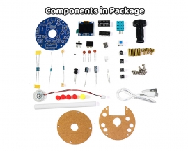 DIY Humidifier Soldering Project Kit, Temperature OLED Display Humidity Control, DIY Electronic Kit for School Home STEM Projects