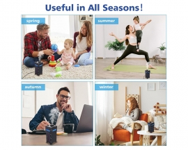 DIY Humidifier Soldering Practice Kit OLED Display Electronics Project with Time & Humidity Settings LED Lights Circuit Board Solder Kit for Electronics and Home Use