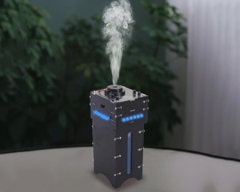 DIY Humidifier Soldering Practice Kit OLED Display Electronics Project with Time & Humidity Settings LED Lights Circuit Board Solder Kit for Electronics and Home Use